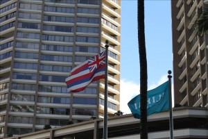ハワイ州の旗でございます。