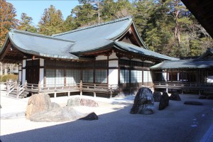 金剛峯寺の裏手、ほんの一部。